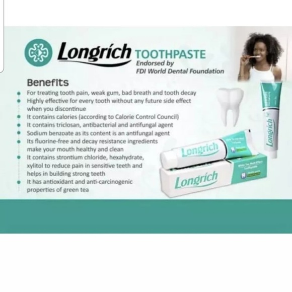 Longrich Bath Longrich Whitetea Fluoride Free Hyposensitive D Poshmark